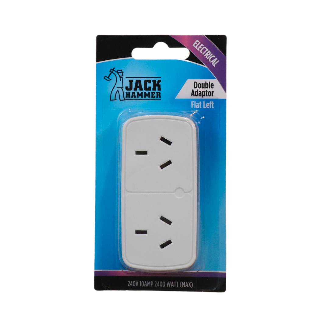Jack Hammer Double Adaptor Flat Right 1 Pack
