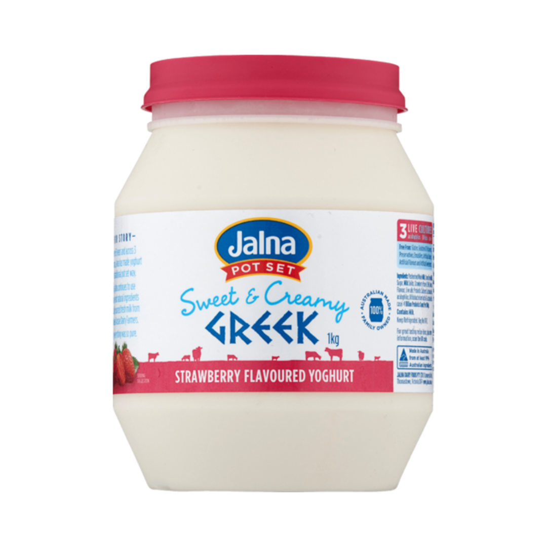 Jalna Sweet & Creamy Yoghurt Strawberry 1kg