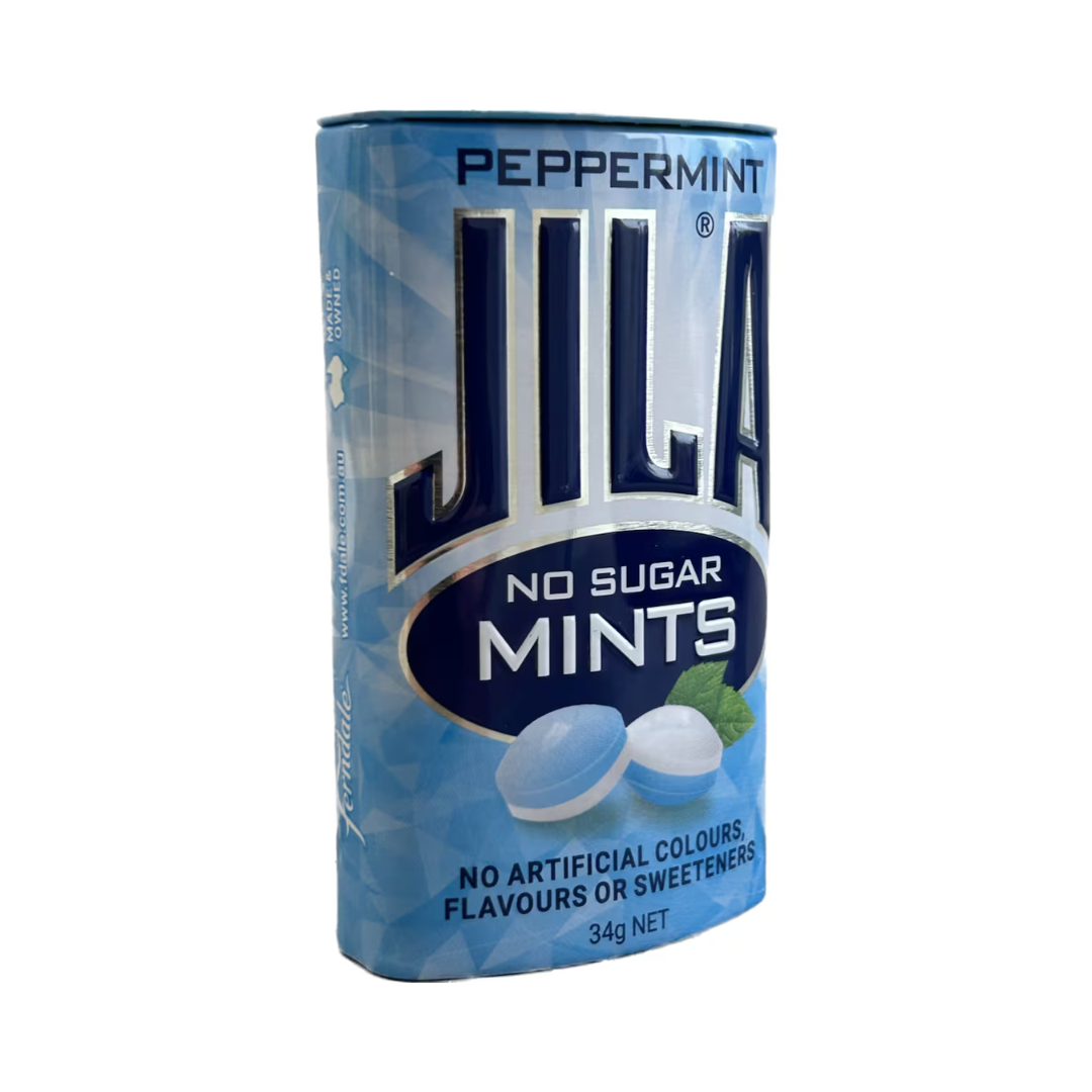 Jila Mints Sugar Free Peppermint 34g