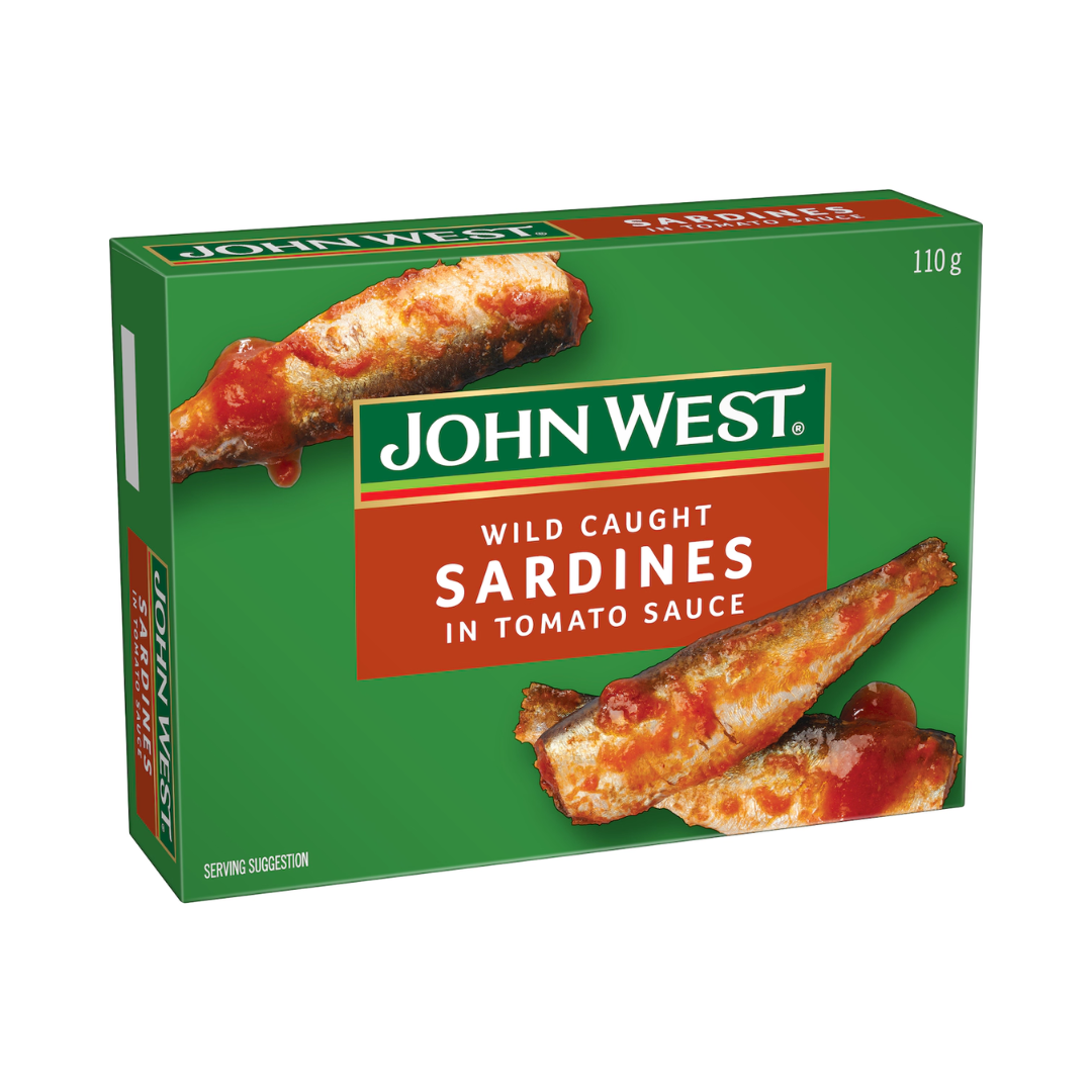 John West Sardines In Tomato Sauce 110g