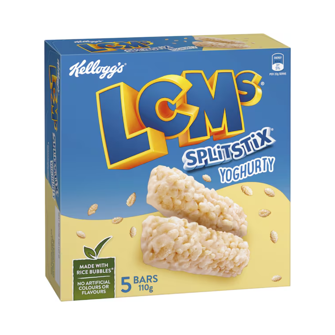 Kellogg's LCMs Split Stix Yoghurty 5 Pack