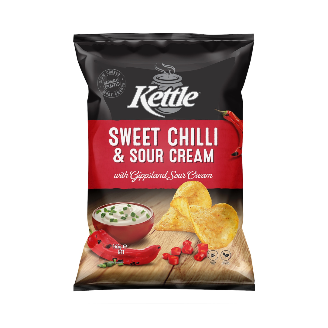Kettle Chips Sweet Chilli & Sour Cream 165g