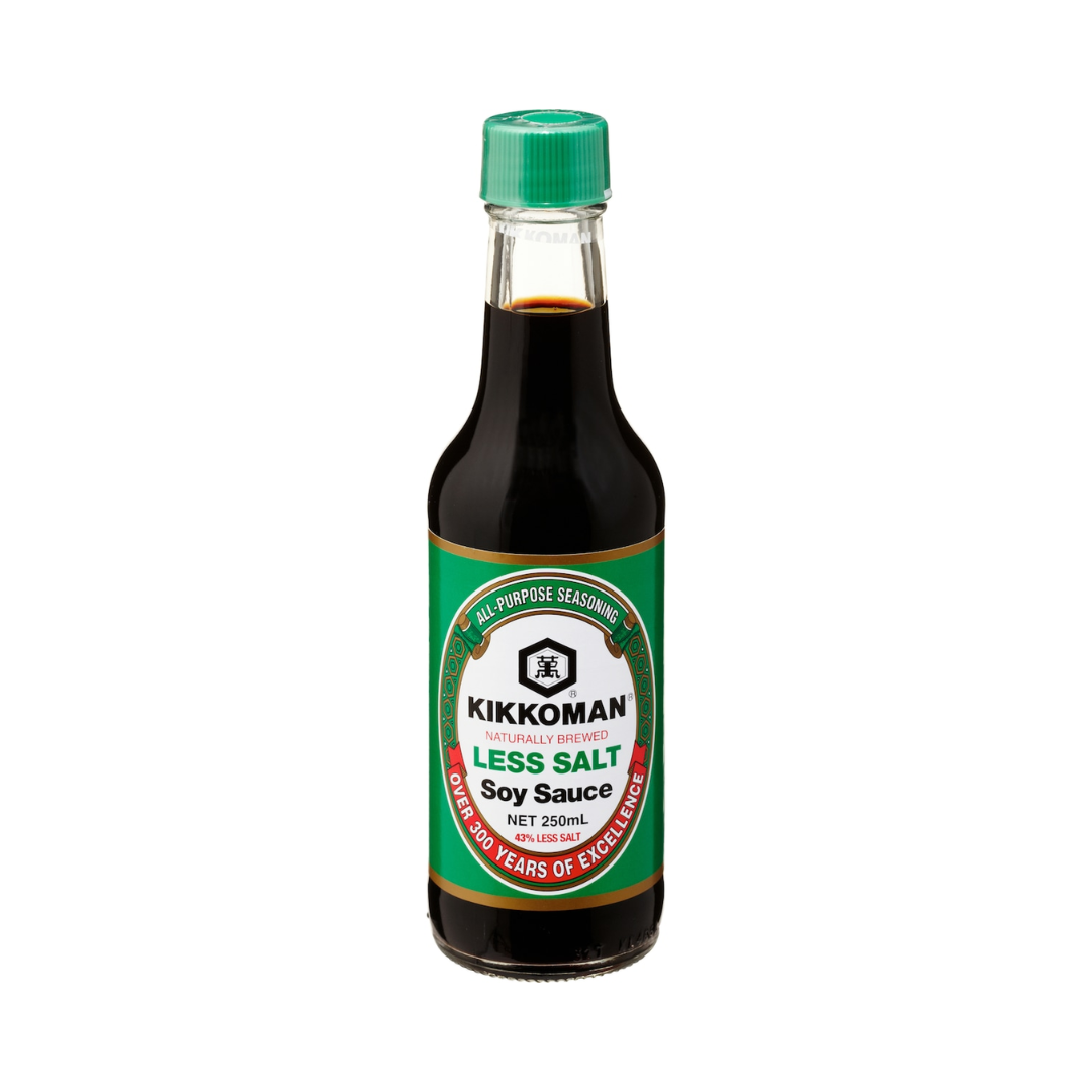 Kikkoman Soy Sauce Less Salt 250ml