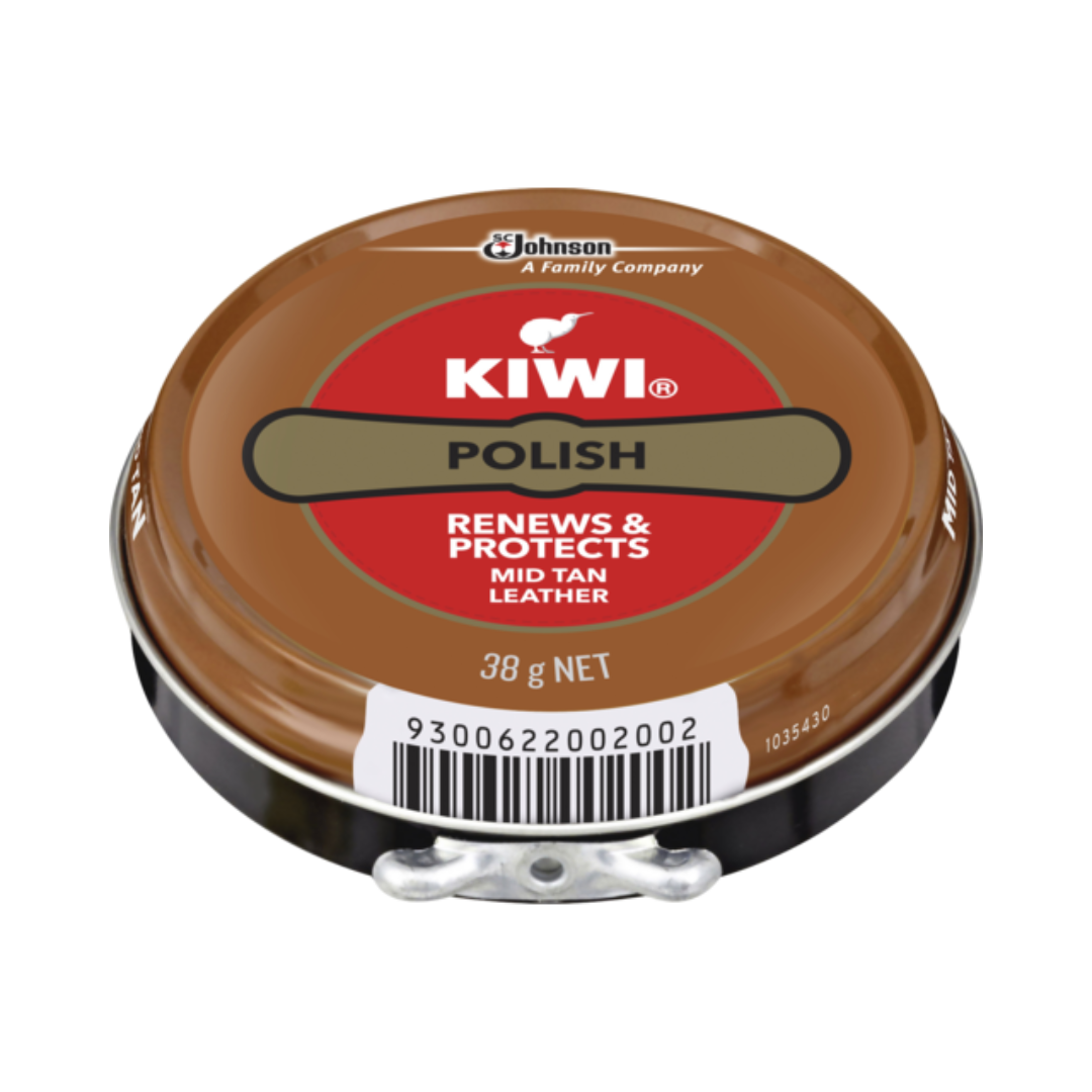 Kiwi Shoe Polish Mid Tan 38g