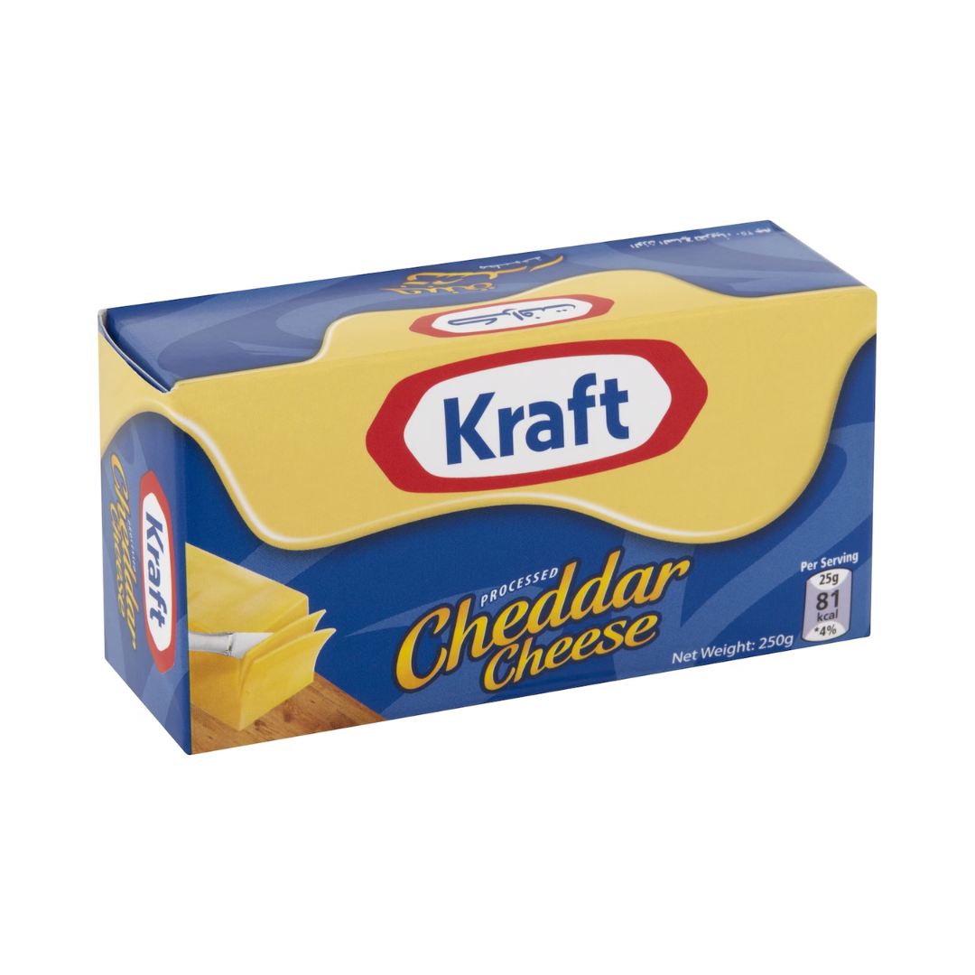 Kraft Cheddar Cheese Block 250g