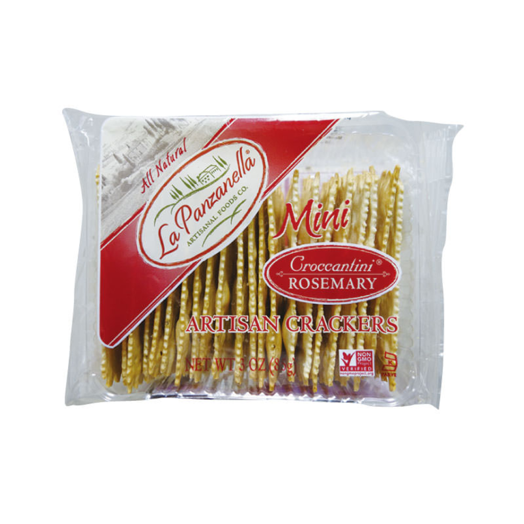 La Panzanella Mini Artisan Crackers Rosemary 85g