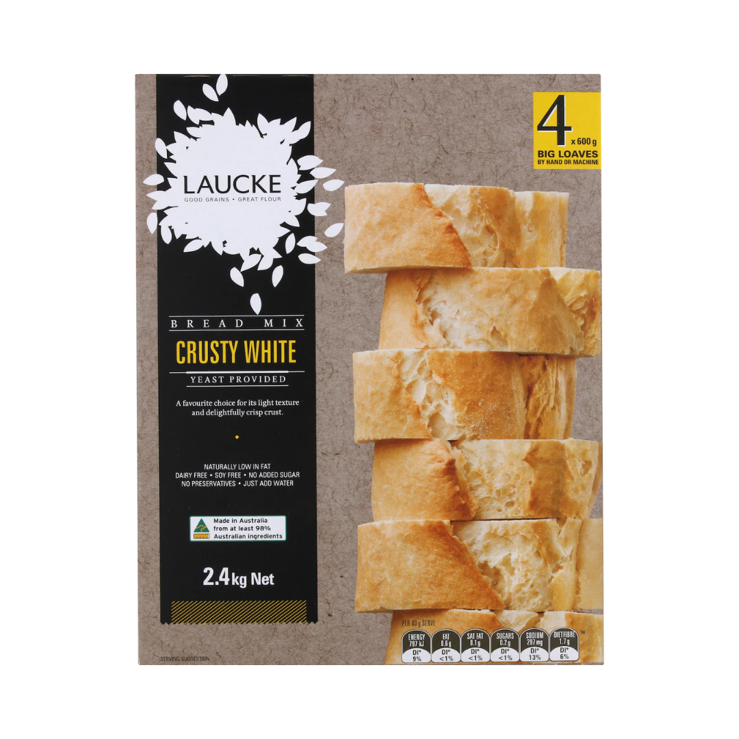Laucke Crusty White Bread Mix 2.4kg