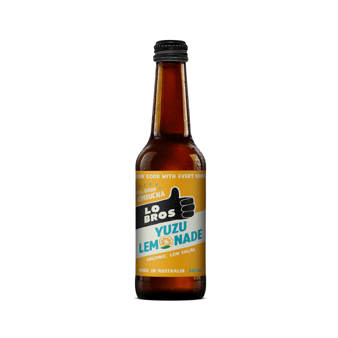 Lo Bros Kombucha Yuzu Lemonade 330ml