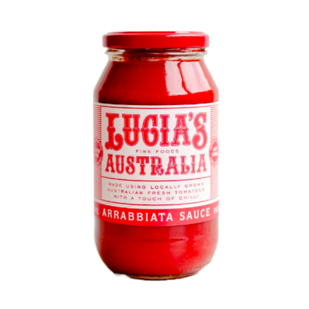 Lucia's Arrabbiata Pasta Sauce GF 500g