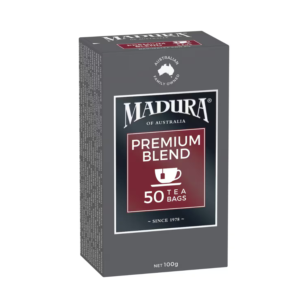 Madura Premium Blend Tea Bags 50 Pack