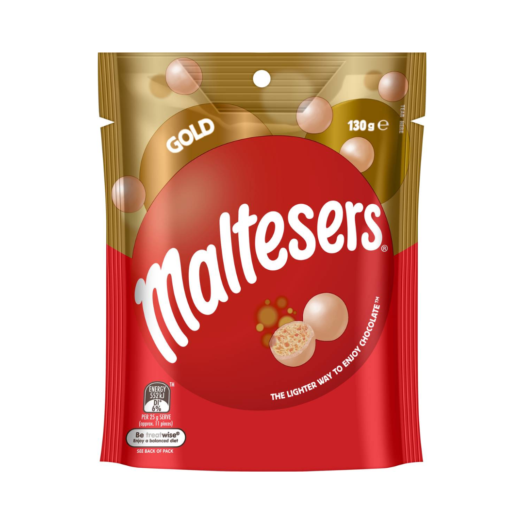 Maltesers Gold Choc Bag 130g