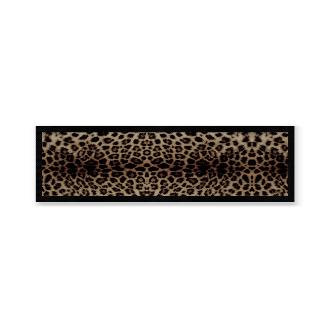 Manor Road Bar Mat Large Leopard