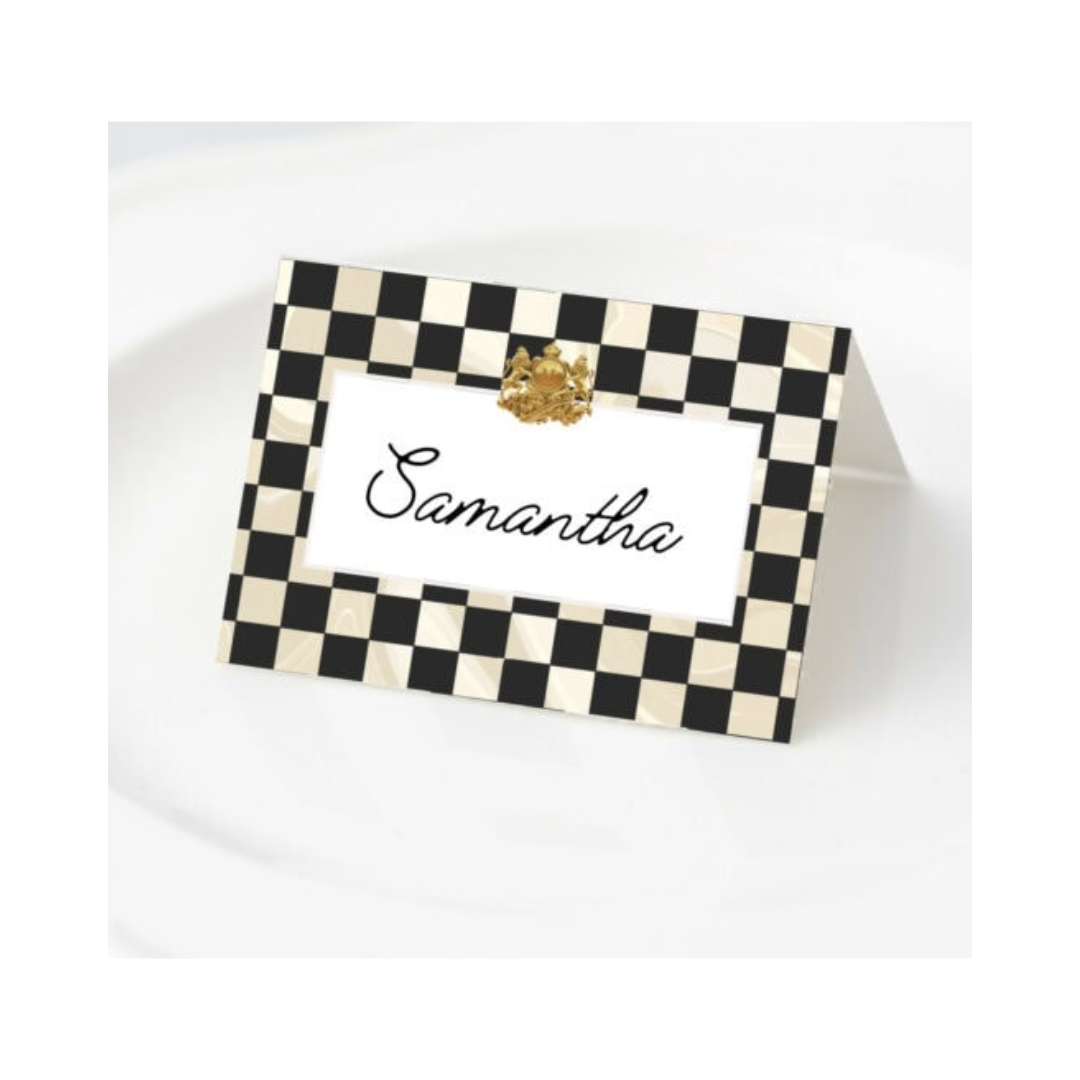 Manor Road Place Cards Marble Royale 45 Pack