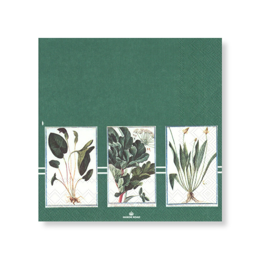 Manor Road Serviette Lunch Verde
