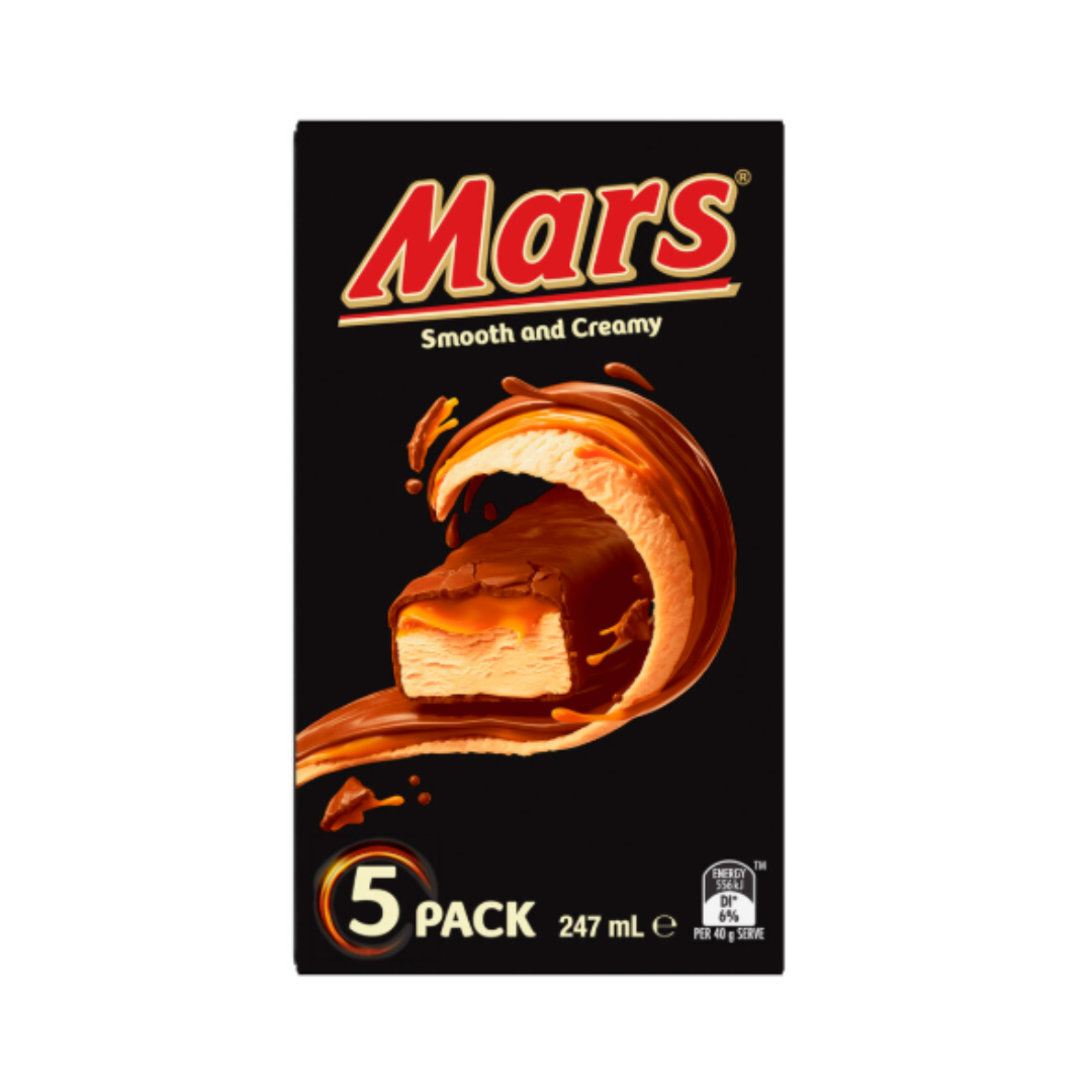 Mars Bar Ice Cream Bars 5 Pack