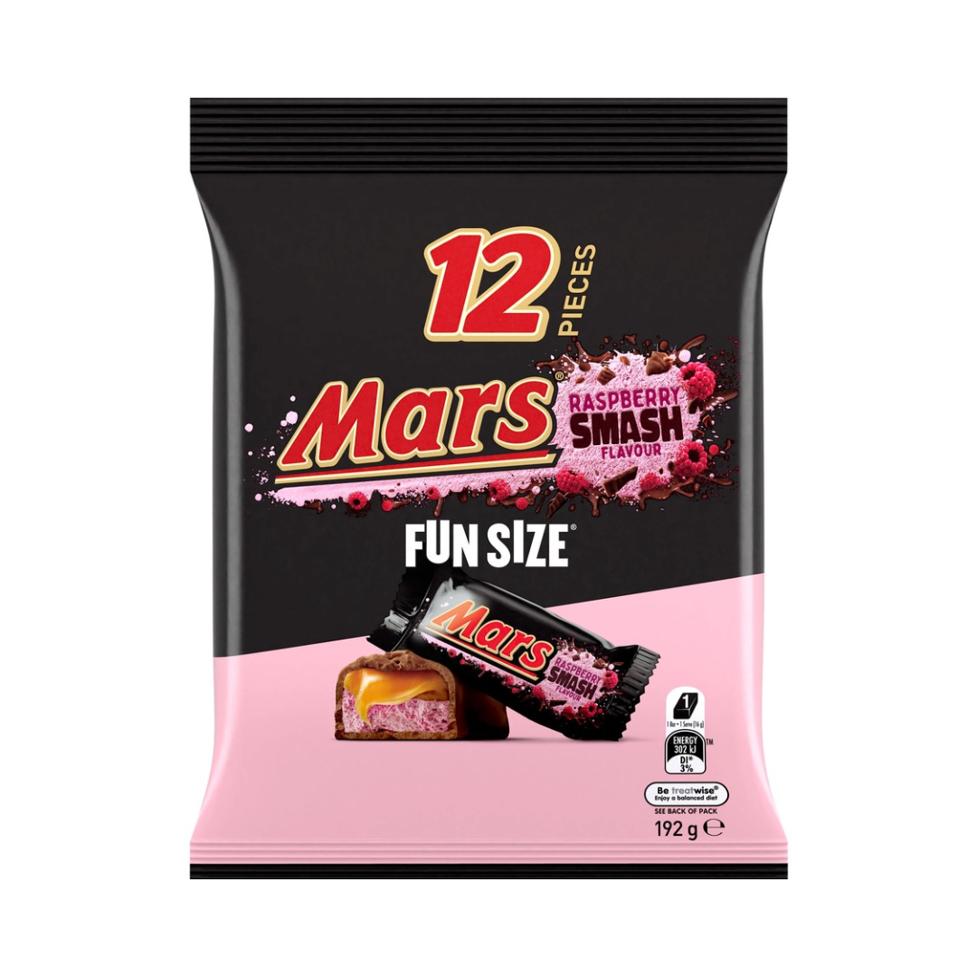 Mars Bar Raspberry Smash Sharepack 12 Pack 192g