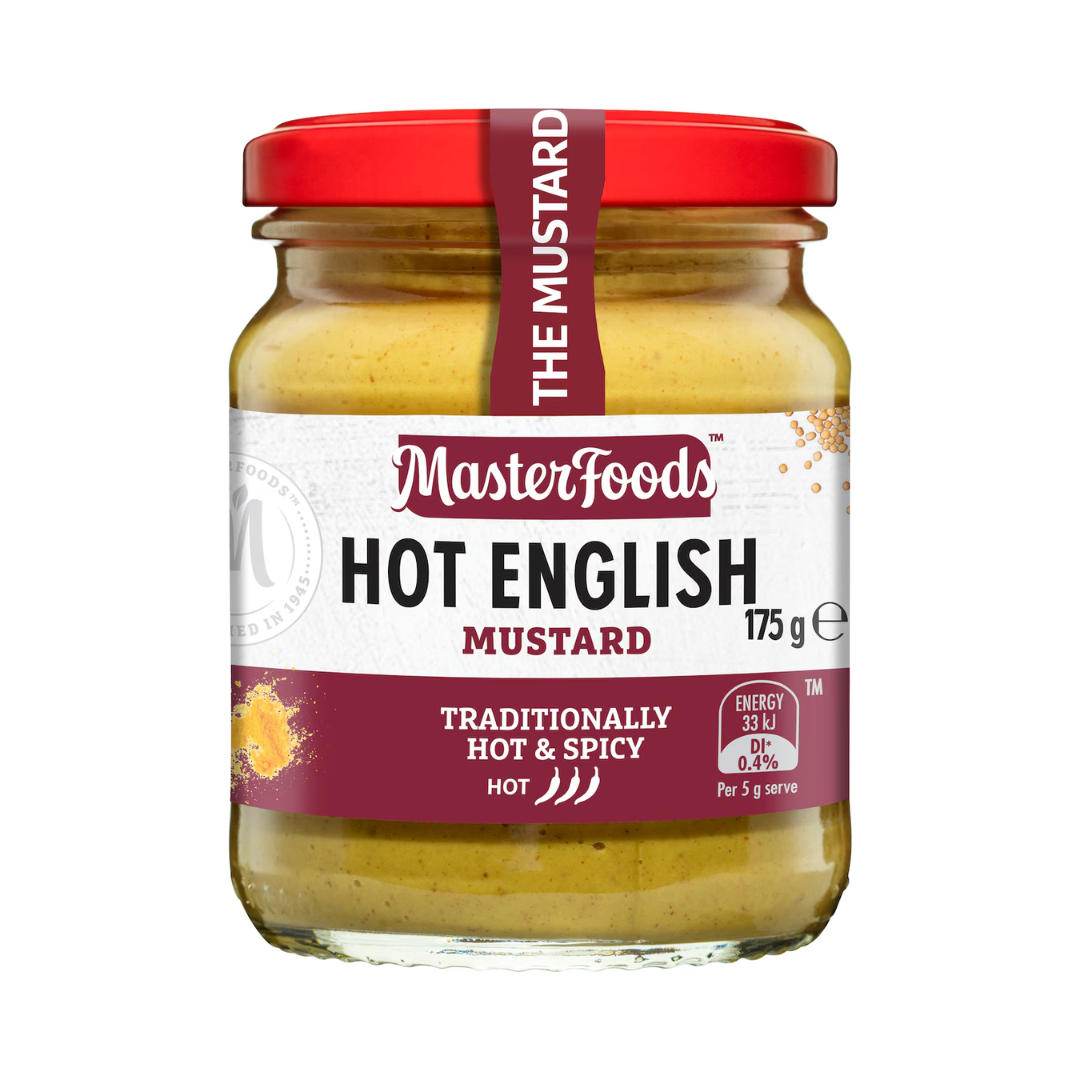 Masterfoods Hot English Mustard 175g