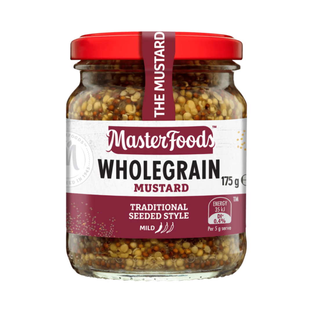 Masterfoods Mustard Wholegrain 175g