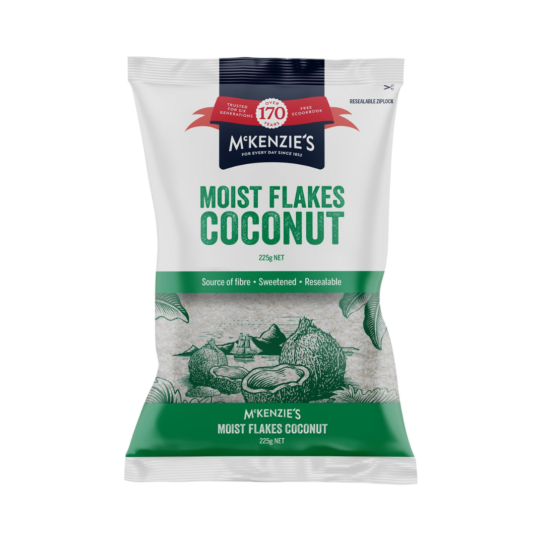 McKenzie's Moist Coconut Flakes 225g