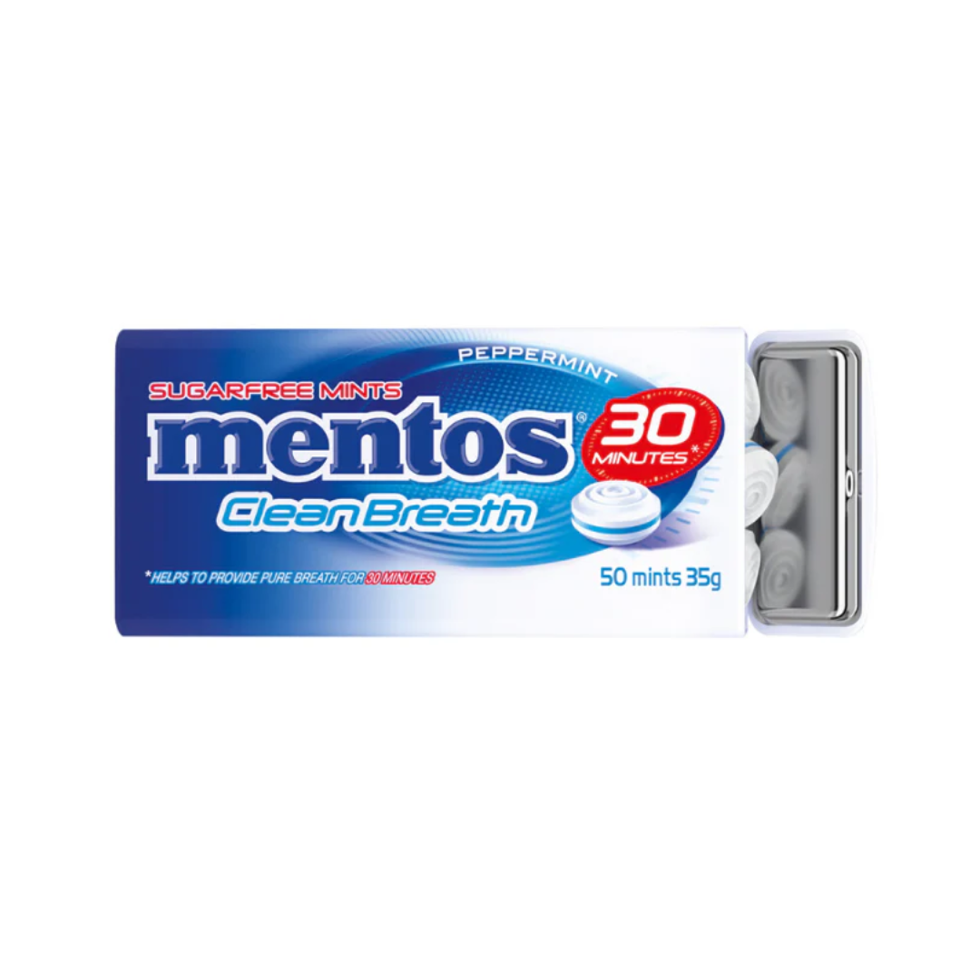 Mentos Clean Breath Peppermint 35g