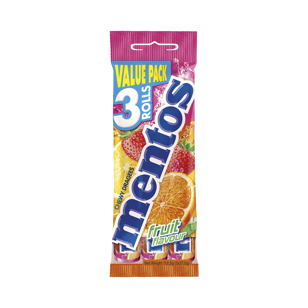 Mentos Multi Fruit 3 pk
