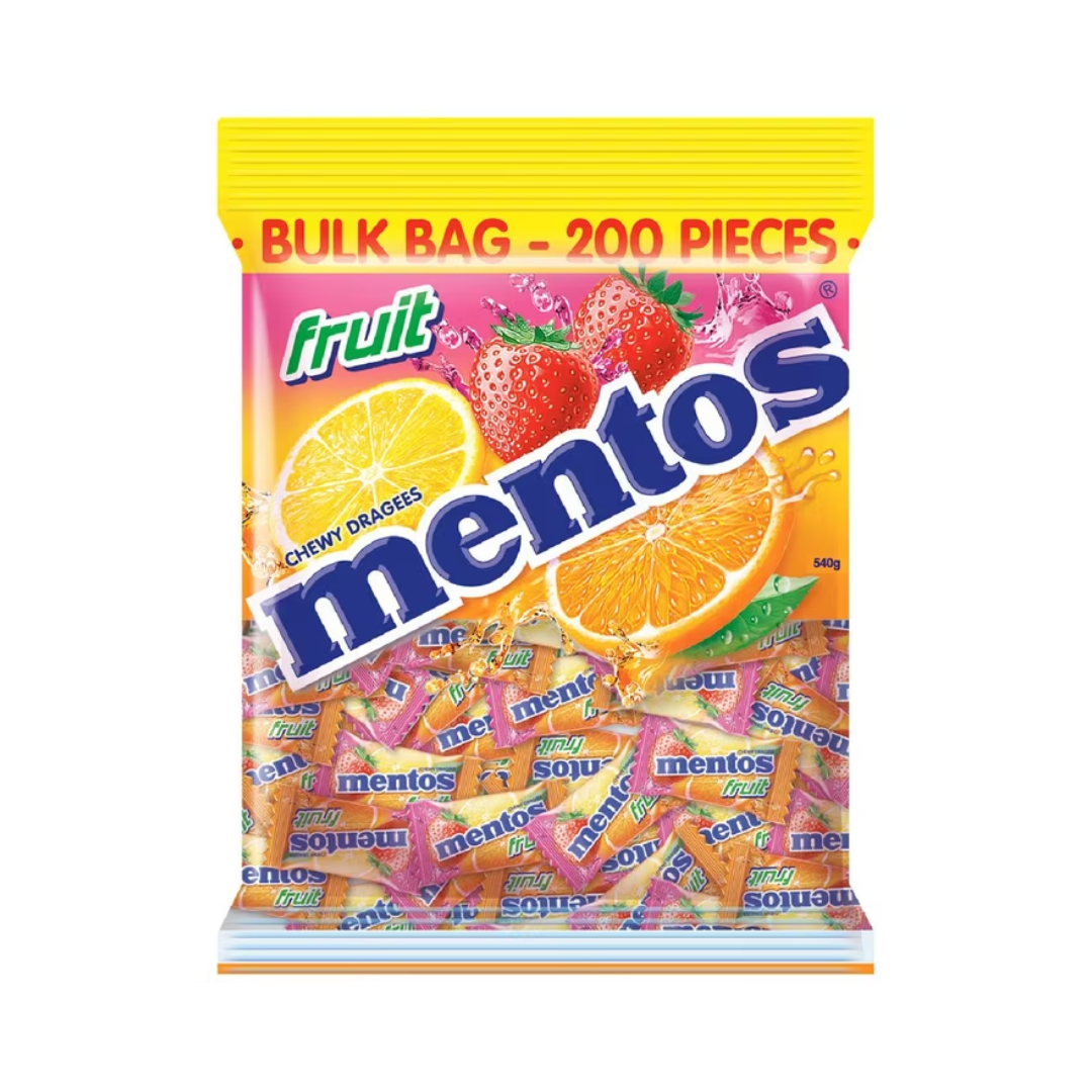 Mentos Pillowpack Fruit 540g
