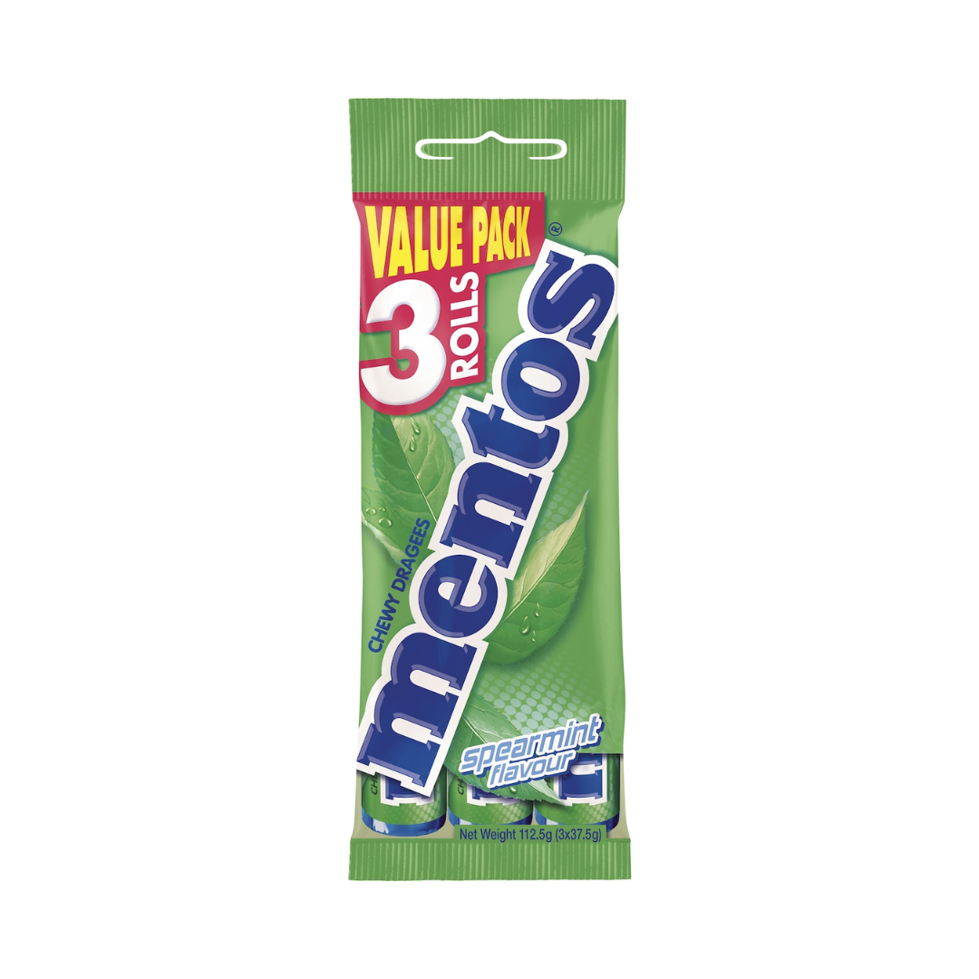 Mentos Multi Spearmint 3 pk