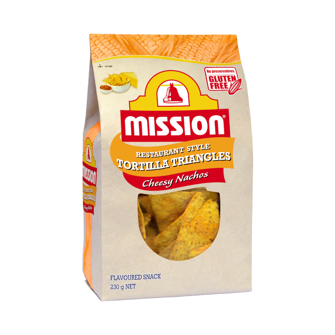 Mission Corn Chips Nacho 230gm