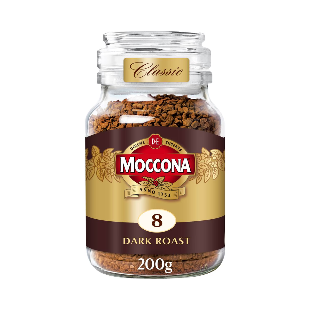 Moccona Freeze Dried Instant Coffee Dark Roast 200g