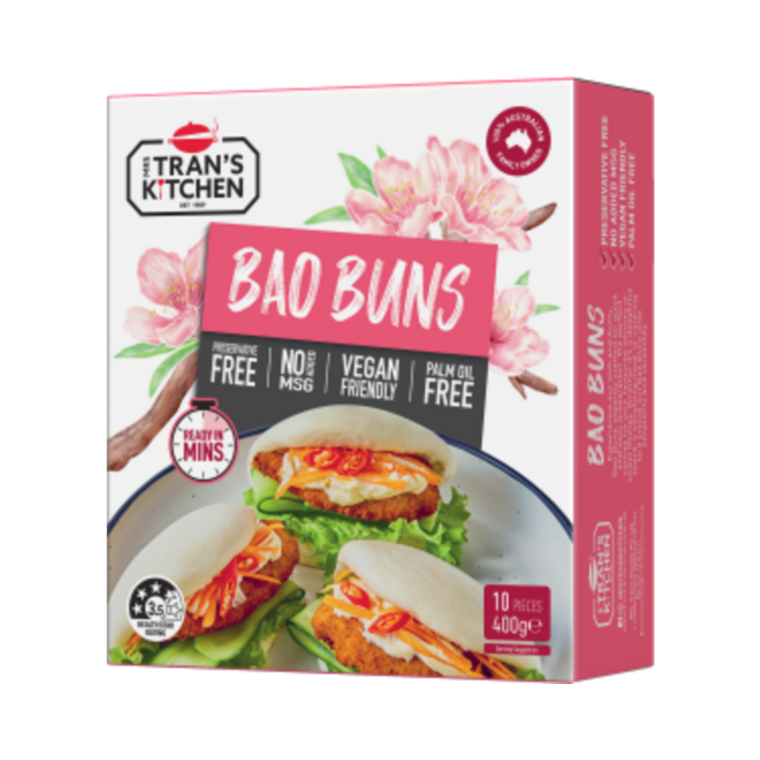 Mrs Tran's Bao Buns 400g 10 Pack