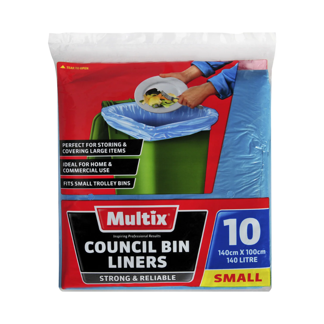 Multix Council Bin Liners 140L 10/pack