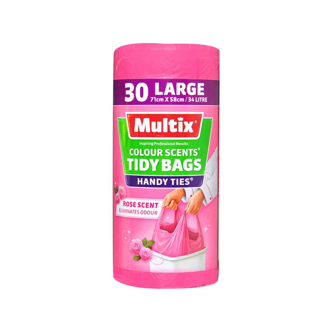 Multix Tidy Bag Colour Scents Rose Large 30 x 34L