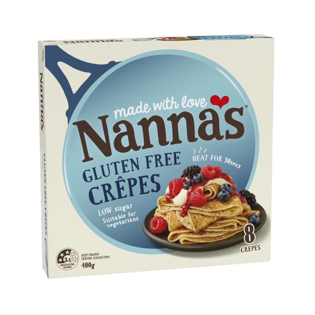 Nanna's Gluten Free Crepes 8 Pack