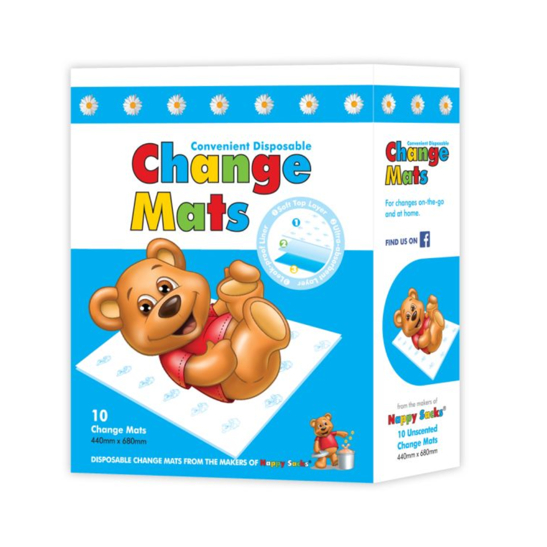 Nappy Sacks Change Mat 10 Pack
