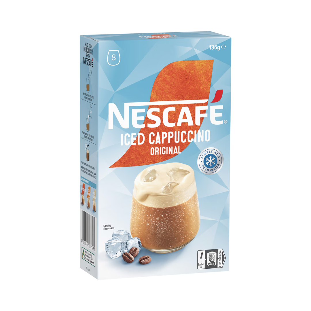 Nescafe Sachets Iced Cappuccino Original 8 Pack
