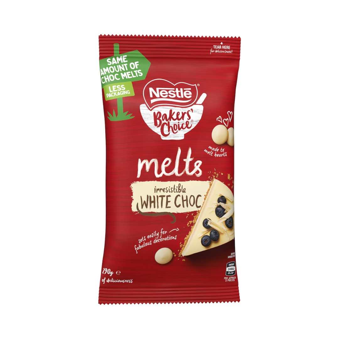 Nestle Bakers' Choice White Choc Melts 290g
