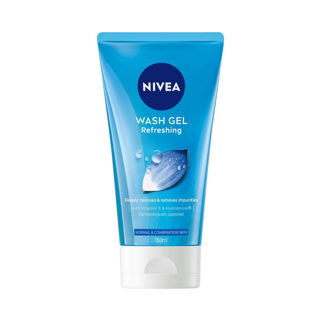 Nivea Refreshing Face Wash Gel Cleanser Lotus Flower 150ml