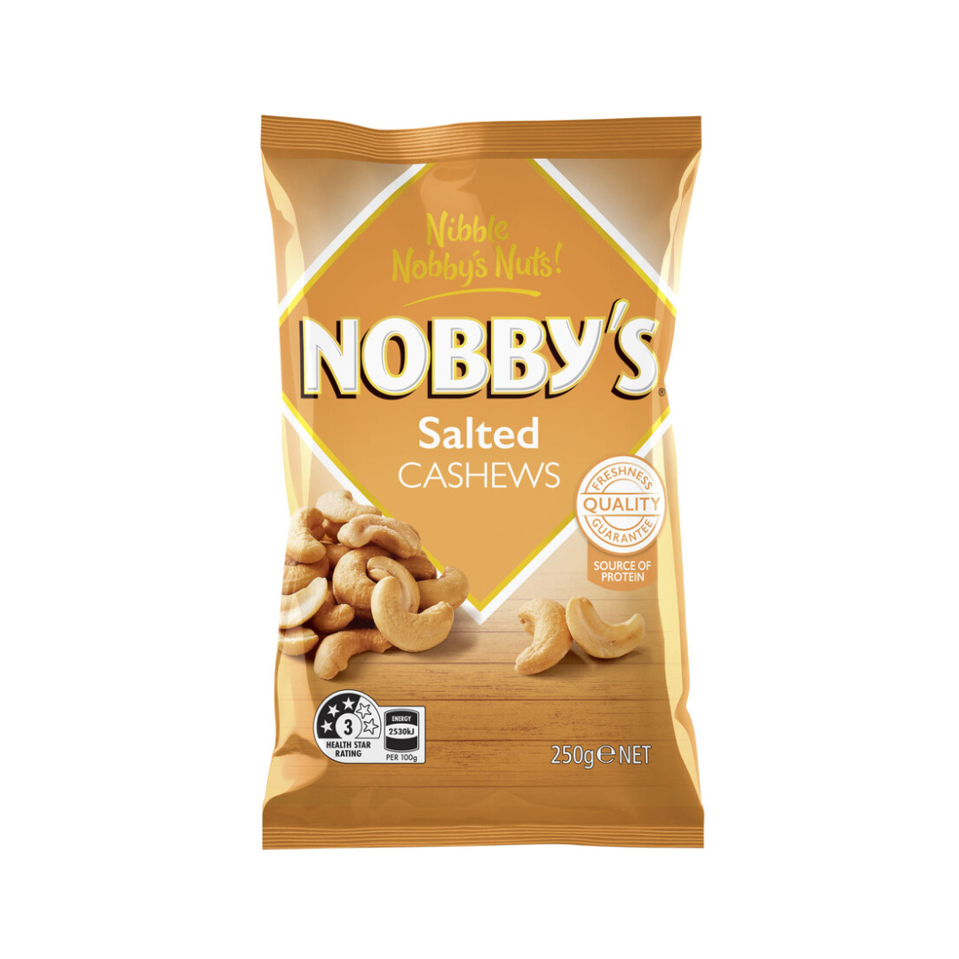 Nobby's Salted Cashews 250g