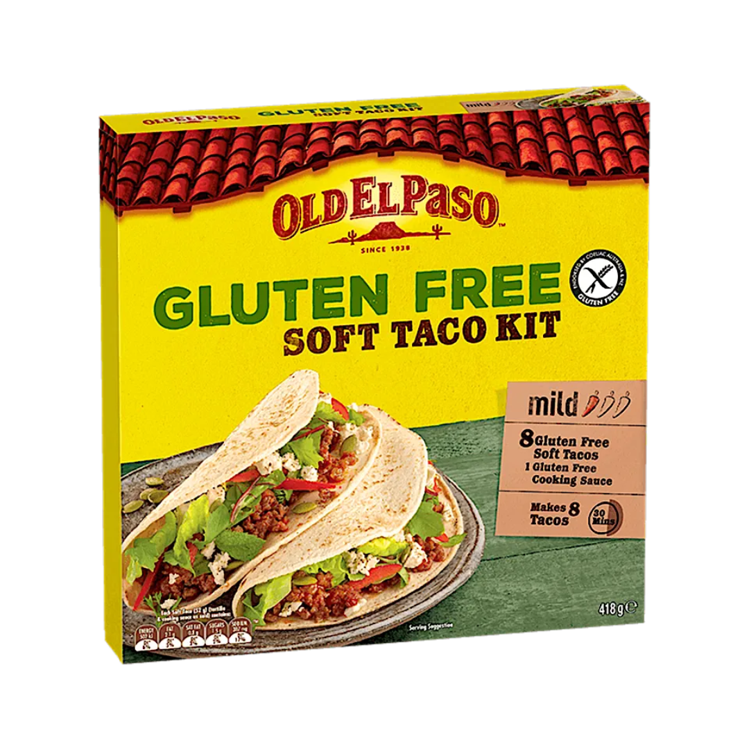 Old El Paso Soft Taco Kit Gluten Free 418g