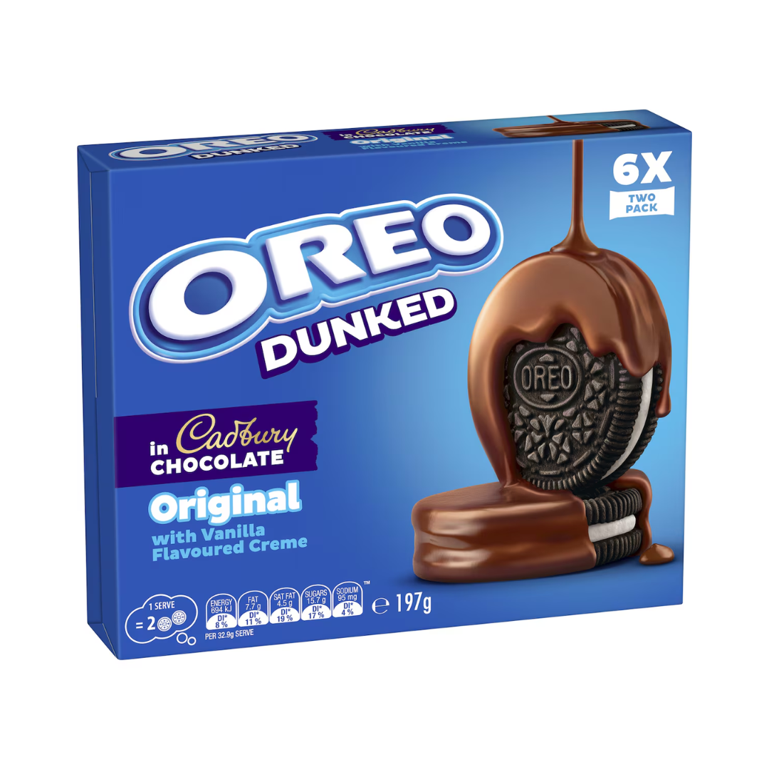 Oreo Dunked 6 x 2pk 197g