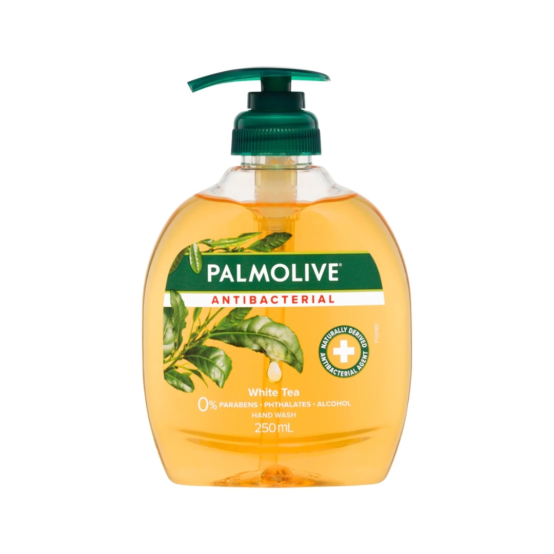 Palmolive Antibacterial Hand Wash Liquid Pump White Tea 250ml