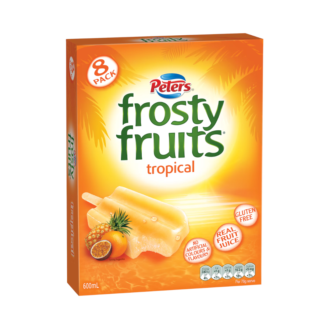 Peters Frosty Fruits Tropical 8 Pack