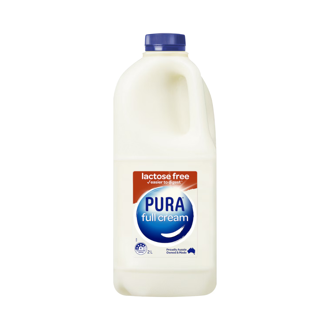 Pura Lactose Free Full Cream Milk 2L