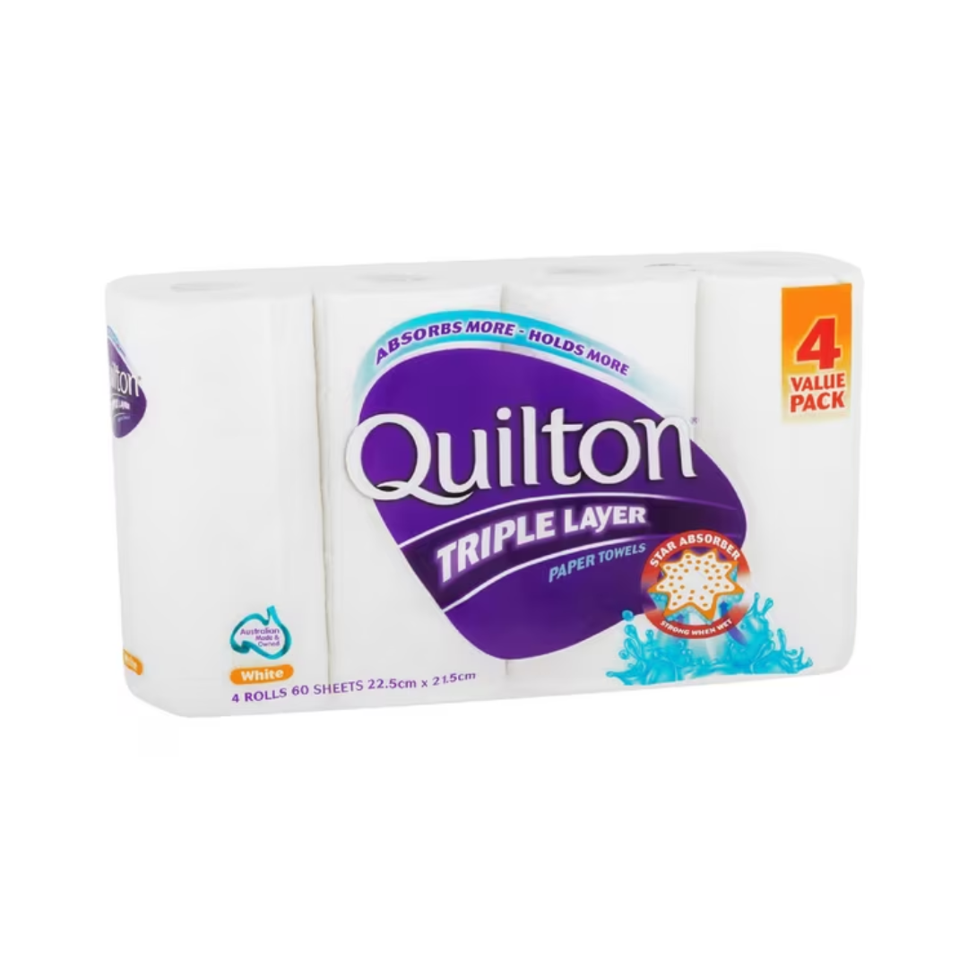 Quilton 3ply Paper Towel 4 Pack