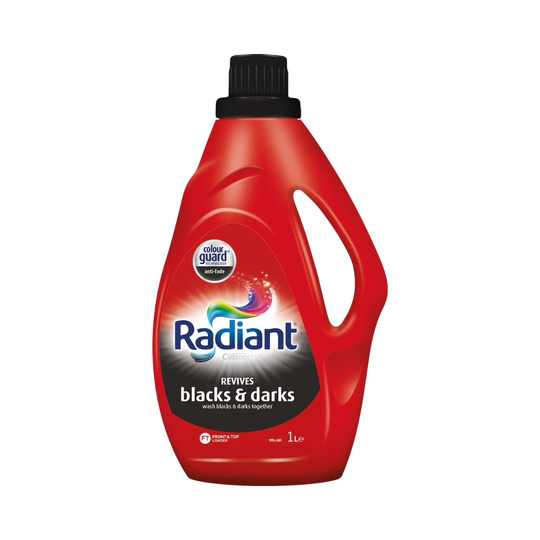 Radiant Laundry Liquid Black Wash Front & Top Loader 1L