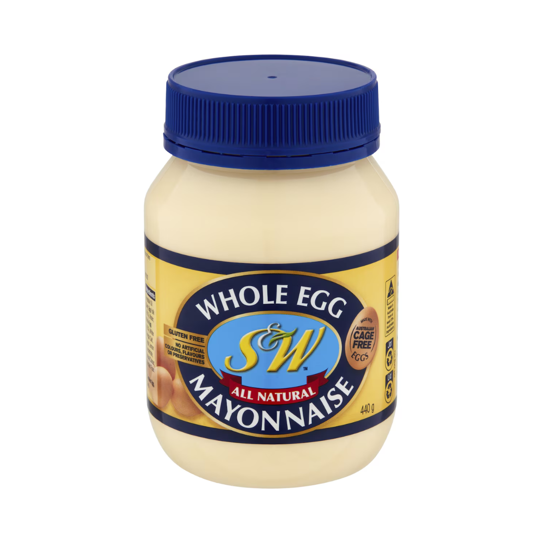 S & W Whole Egg Mayonnaise 440g