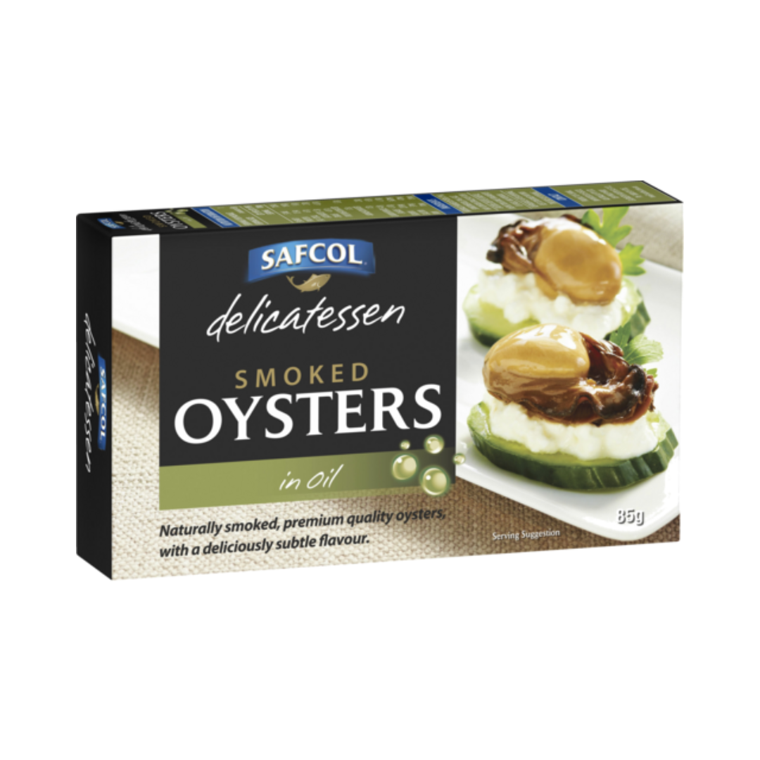 Safcol Smoked Oysters In Oil 85g