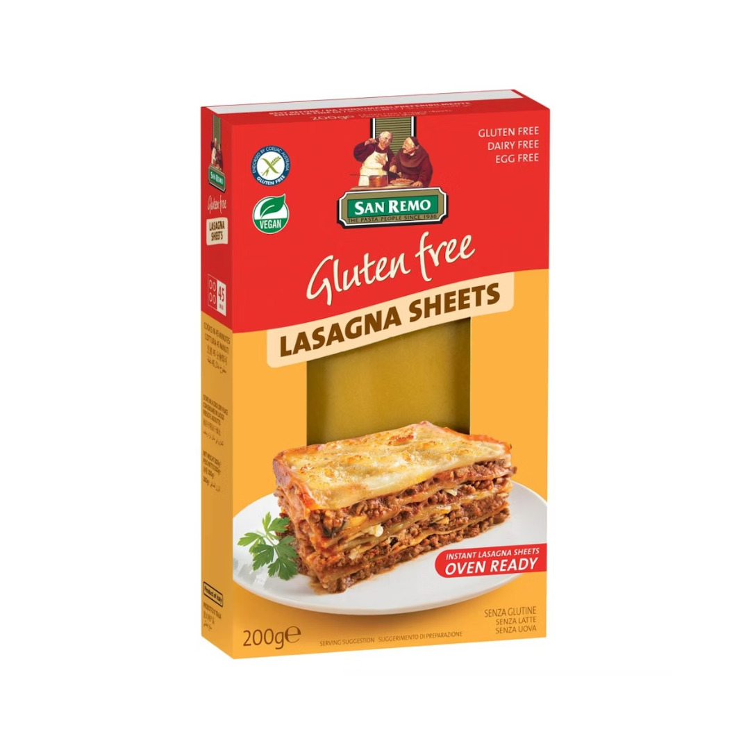 San Remo Lasagna Sheets Gluten Free 200g