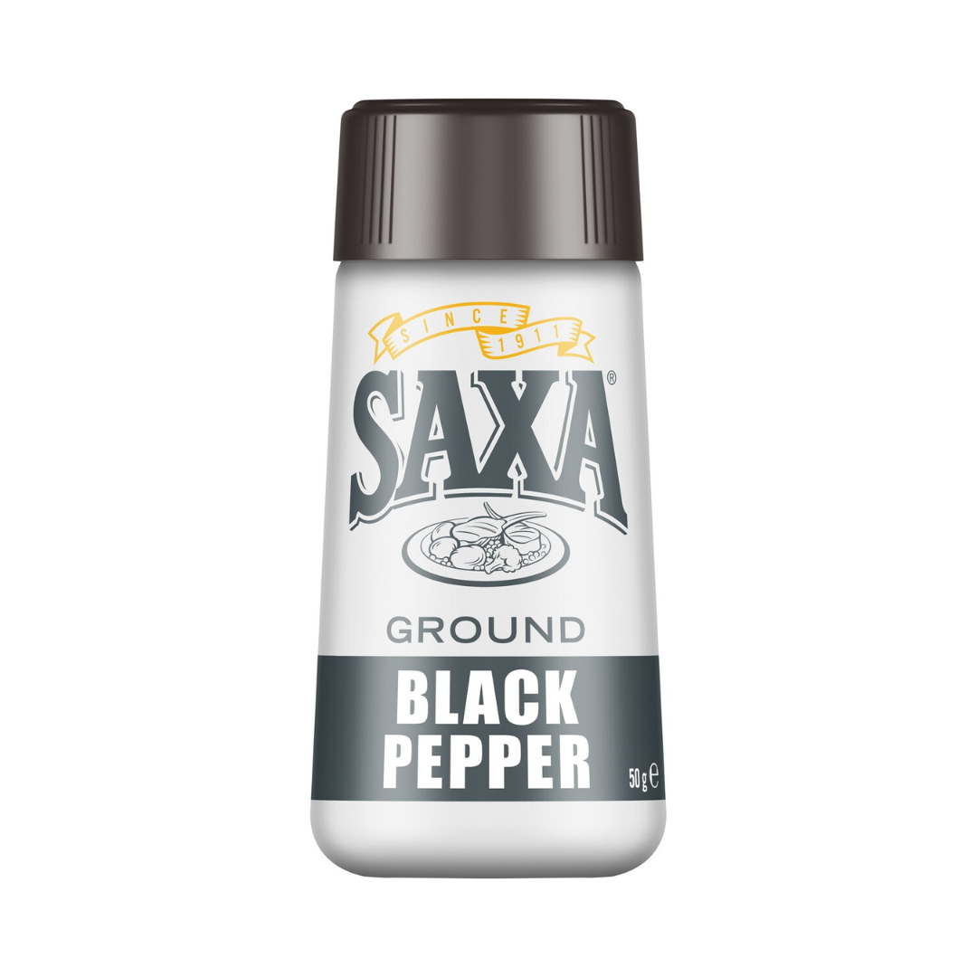 Saxa Ground Black Pepper 50g