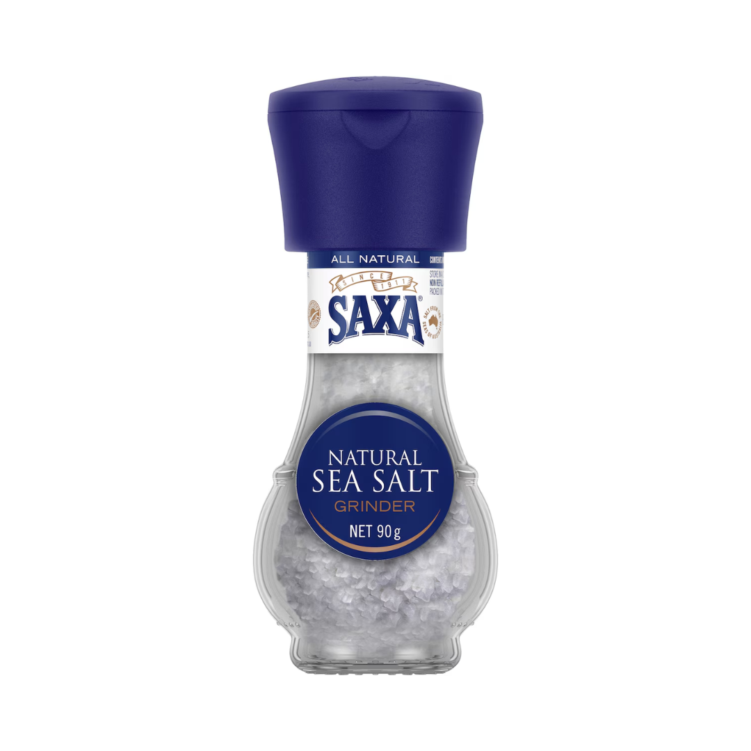 Saxa Natural Sea Salt Grinder 90g